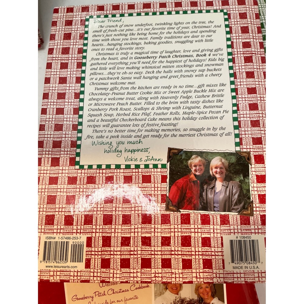 Gooseberry Patch Vintage Y2K Christmas Cookbook Lot Holiday Recipes Crafts Lot 6 - Picture 13 of 16